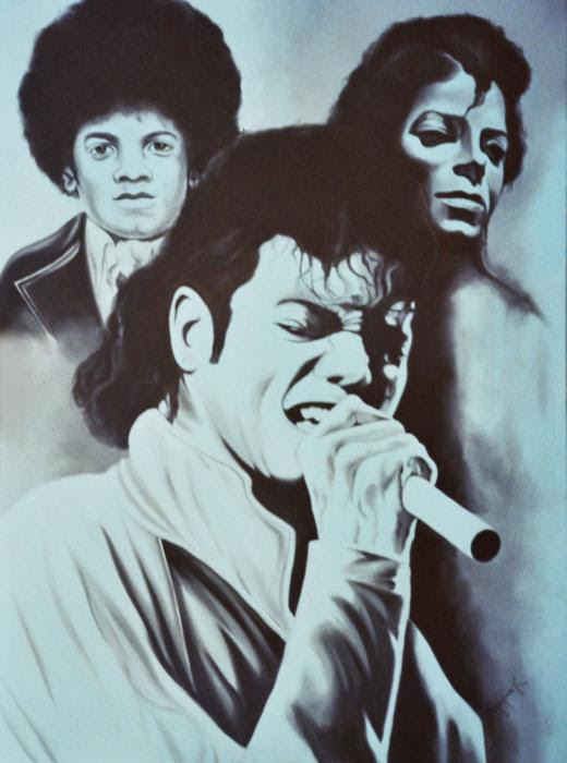 michael jackson painting photo