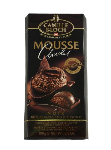Camille Bloch Dark Filled with Chocolate Mousse 3.5-Ounce Bars (Pack of 12)
