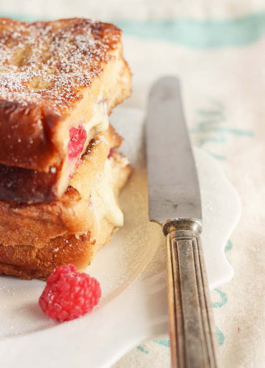 White Chocolate & Raspberry French Toast