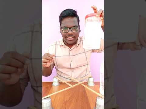 😃 4 Sticks Balance Experiment 😂 #shorts #trending #youtubeshorts