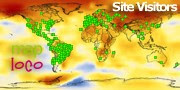 Locations of Site Visitors