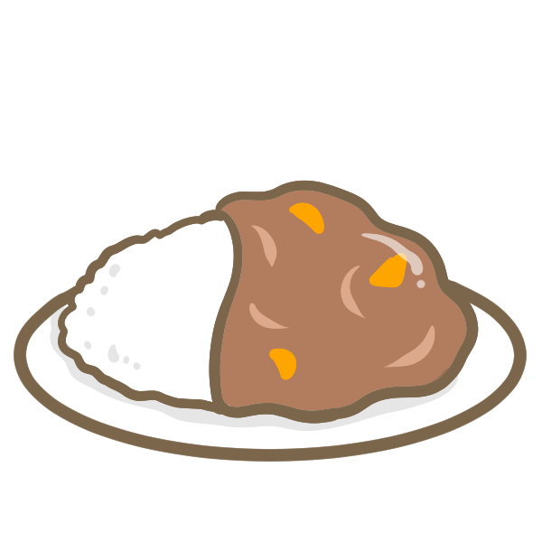 カレーライスのイラスト かわいいフリー素材が無料のイラストレイン