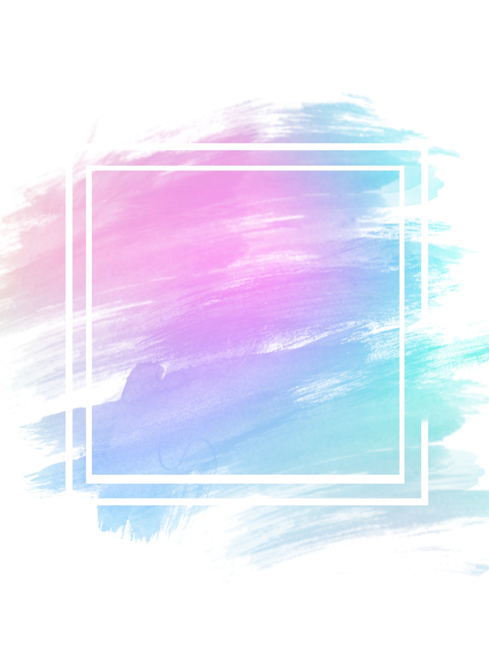 ftestickers watercolor background frame abstract colorf...