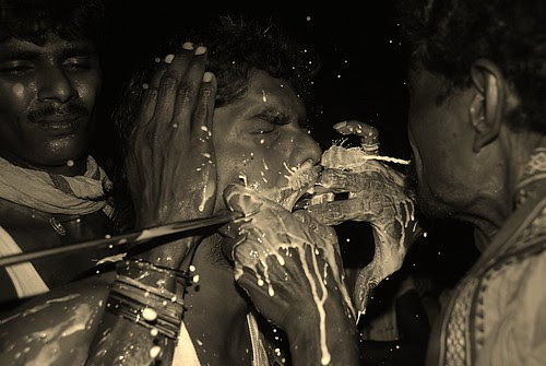 Spitting Milk In The Mouth To Lubricate The Rod To Move Within by firoze shakir photographerno1