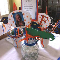 Graduation party decorations @Stacy Hurley