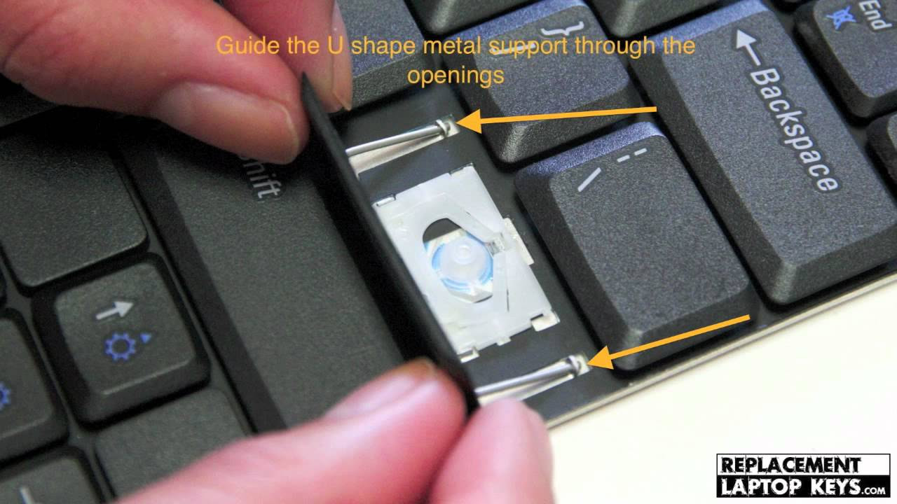 ... laptop key repair guide | how to install a keyboard key - YouTube