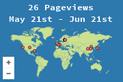 Locations of visitors to this page