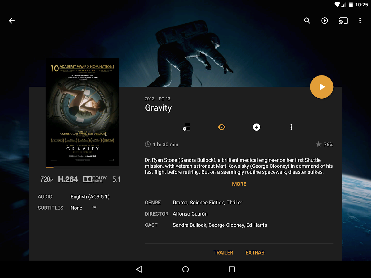  Plex for Android- tangkapan layar 