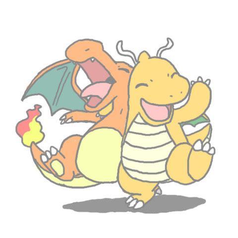 リザードンさんとカイリューさんかわいい Pixiv年鑑 B