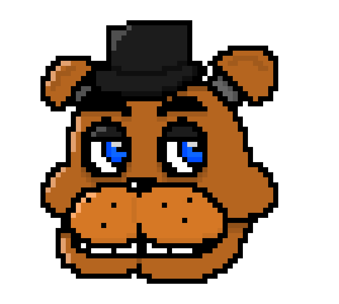 Freddy Fazbear | Pixel Art Maker