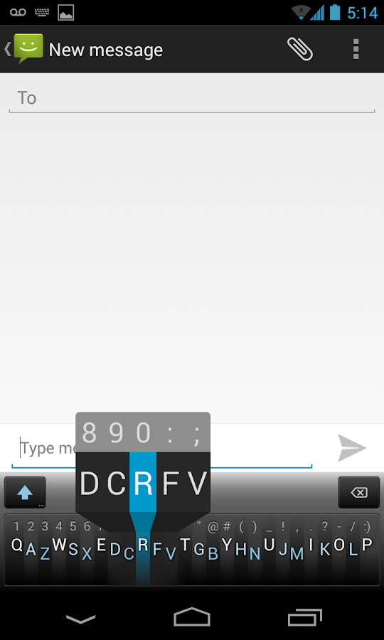 Minuum Keyboard - screenshot