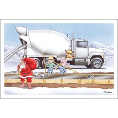 Concrete & Cement Christmas Cards - Paul Oxman Publishing