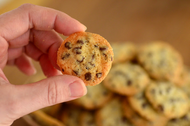 Tiny Crispy Crunchy Chocolate Chip Cookies  Baking Bites