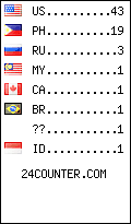 visitors by country counter