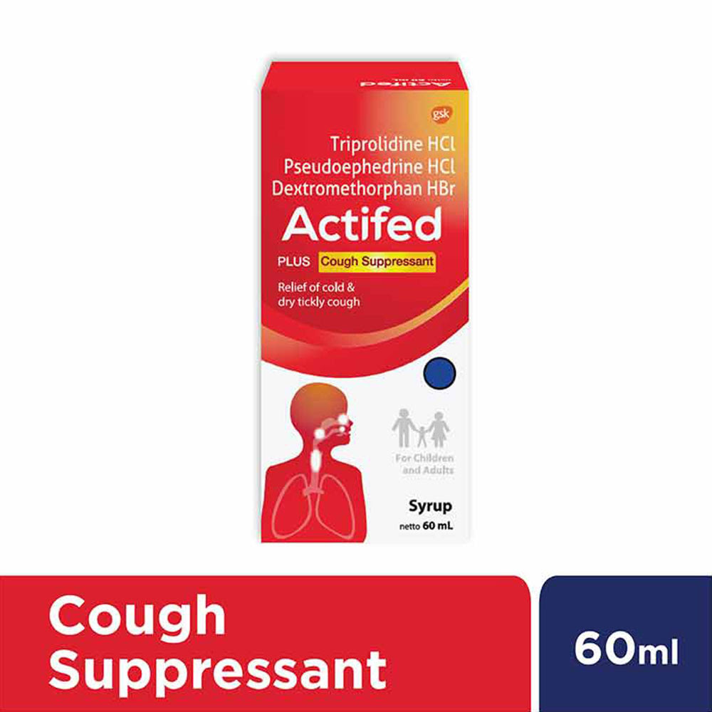 Actifed Syrup Pilek Batuk Gatal Kering Btl 60Ml Actifed Syrup Pilek Batuk Gatal Kering Btl 60Ml