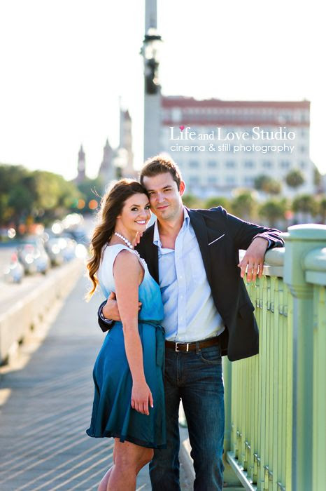 St Augustine downtown engagement session