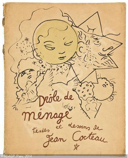 ジャン コクトー Jean Cocteau おかしな家族 絵本 好きです 薄い本