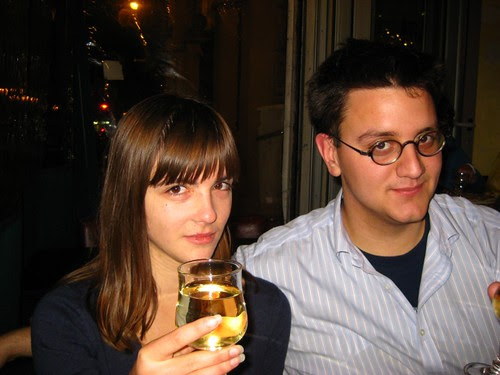 Nick and I and wine