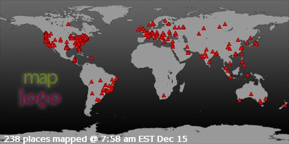 Profile Visitor Map - Click to view visits