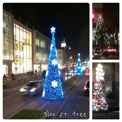 Nov 27: tree Christmas #trees in #Berlin #decoration #fmsphotoaday #lights