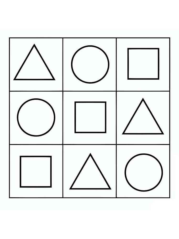 Shapes coloring pages. Download and print Shapes coloring ...