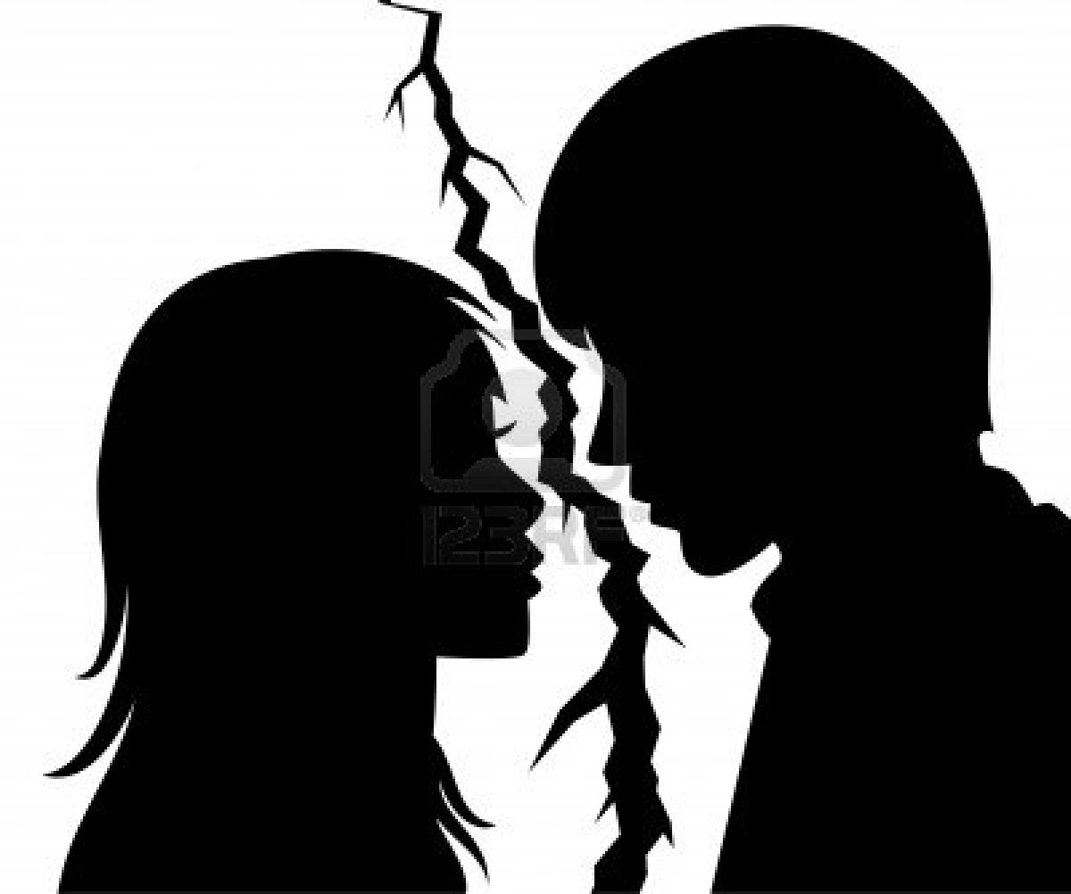 Girl And Boy Silhouette Clip Art Library