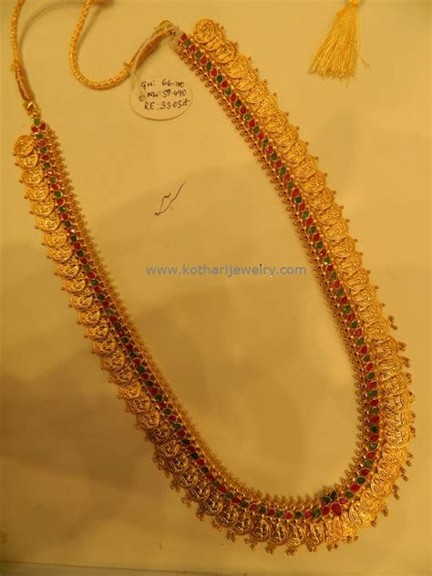 The lustre of this gold can be brought back by cleaning it properly. new kasulaperu designs & temple jewellery designs