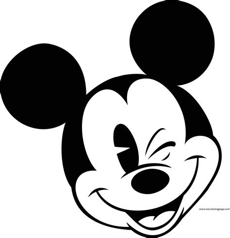 Download mickey mouse face coloring pages and use any clip art . old mickey mouse face coloring page 6 wecoloringpagecom