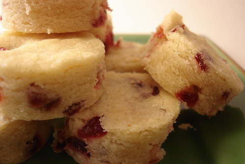 Dried Cranberry Shortbread