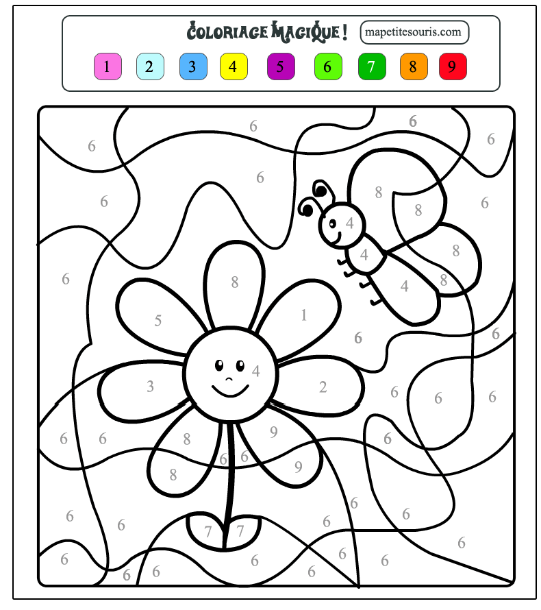 Coloriage204 coloriage magique gs à imprimer