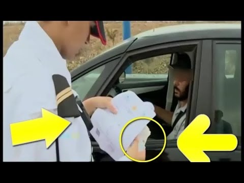 الدرك الملكي  ياخذون الرشوة  وكاميرات المراقبة معلقة عليهم ?