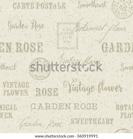 Postal Seamless background.