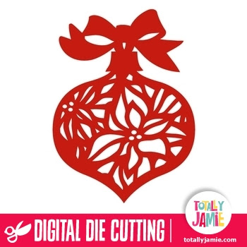Download Christmas Bauble Poinsettia Lace - TotallyJamie: SVG Cut ...