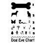 This is because several factors like breed, coat color, the color of the light, and dog eye color can all affect the reflection color. dog eye chart postcard zazzlecom