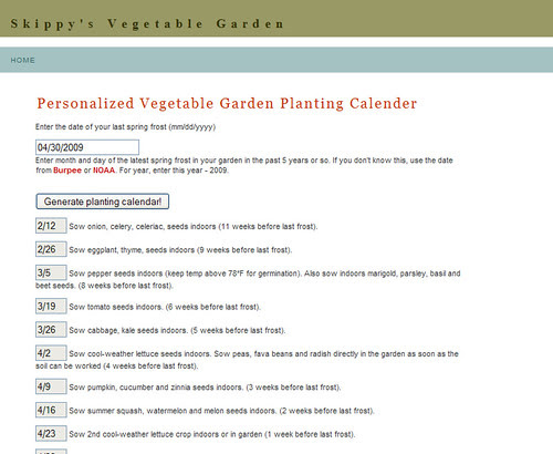 planting calender