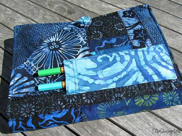 Boho batik writing/journalling compendium