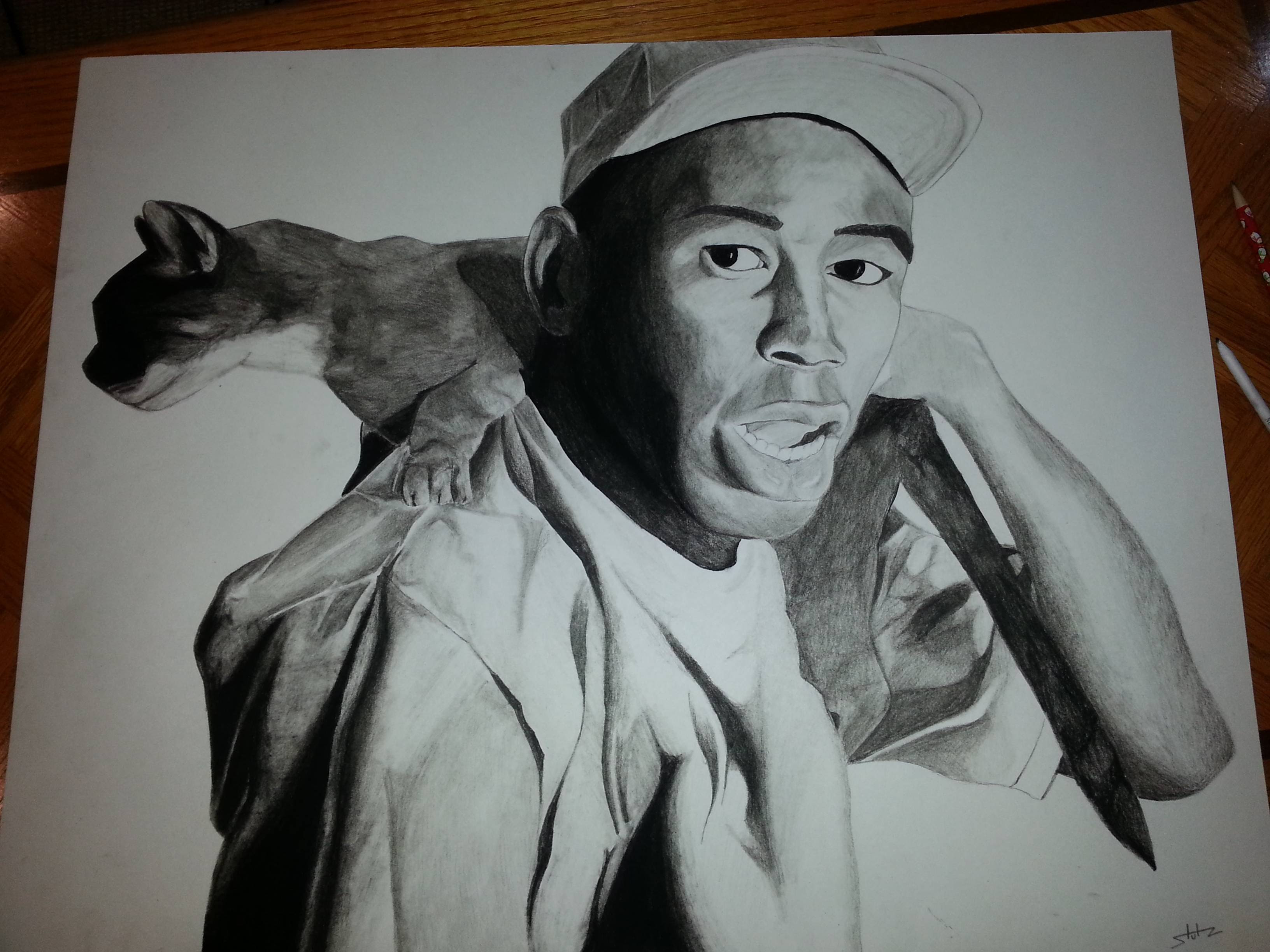 Tyler The Creator Drawing Made With Charcoal Pencils Hiphopimages Redeem your coupon for 75% off below. reddit