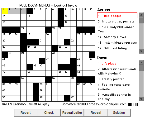 Crossword Puzzles By Brendan Emmett Quigley Puzzle 15 Spiel About Fill
