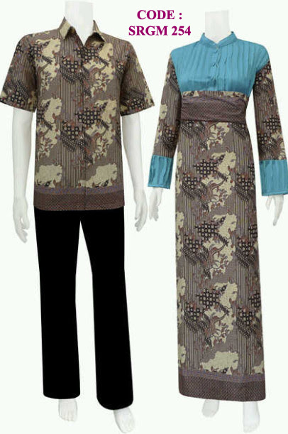Model pakaian batik  gamis vega code SRGM 25 