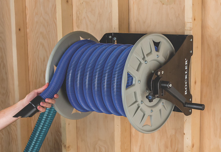 rockler shop vacuum hose reel - contractor supply magazine