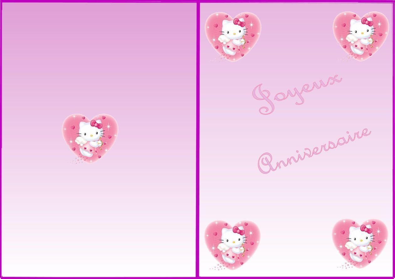 Carte A Imprimer Anniversaire Fille