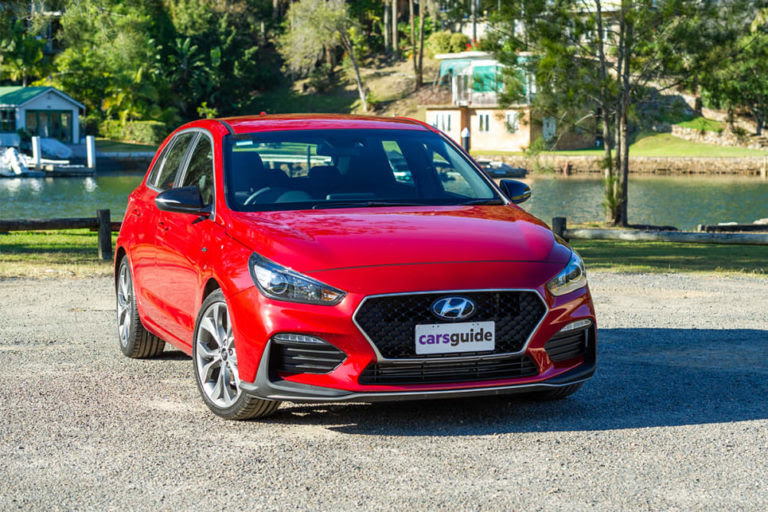 Kia Cerato GT vs Hyundai i30 NLine vs Ford Focus STLine vs Mazda 3
