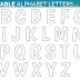 27 best printable outline letters images on pinterest bubble letters - alphabet printable images gallery category page 10 printableecom