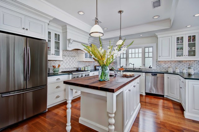 Colonial Coastal Kitchen - beach style - kitchen - san diego - by ...