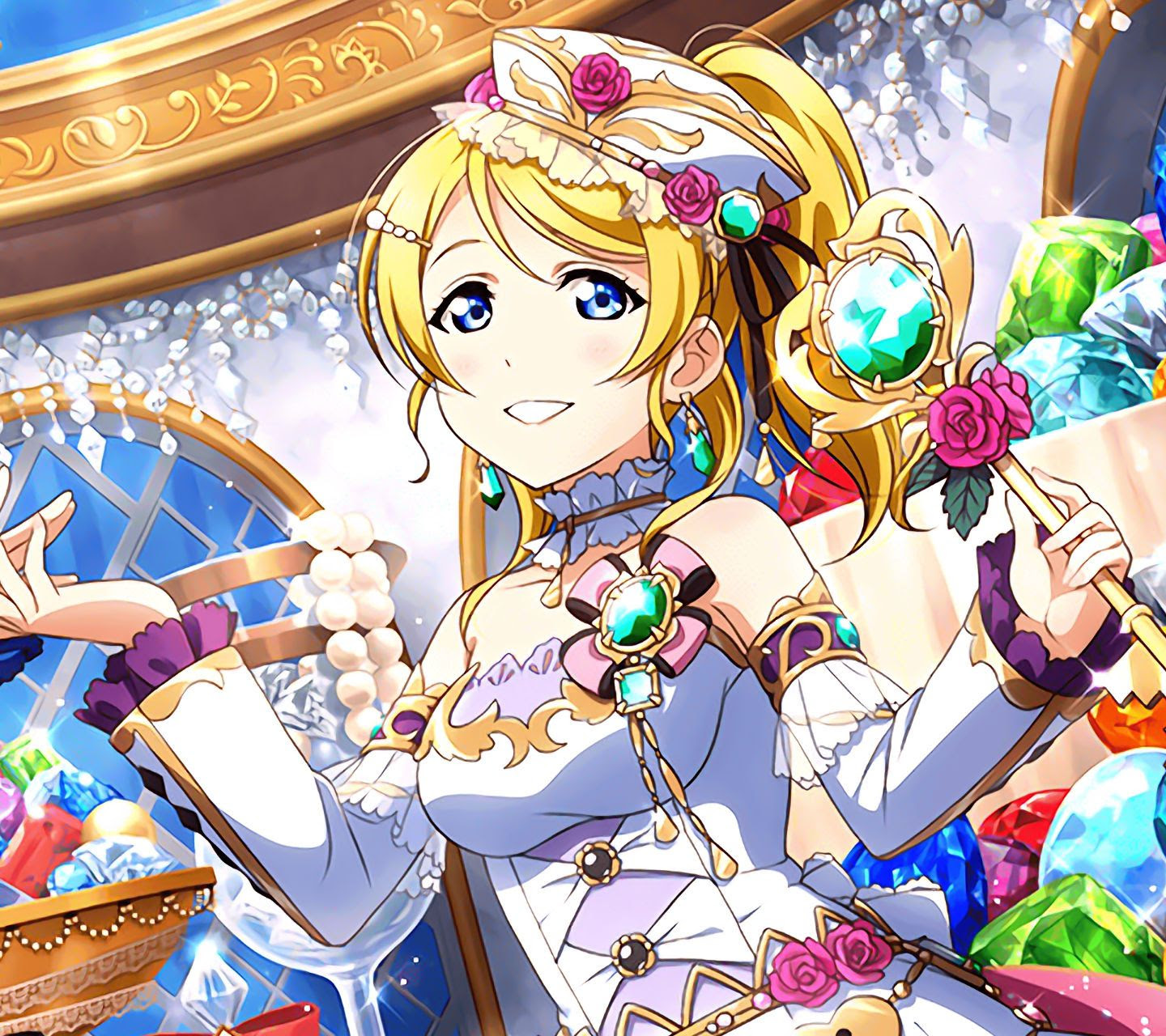ラブライブ Androidスマホ壁紙 スクロール対応 96 絢瀬絵里