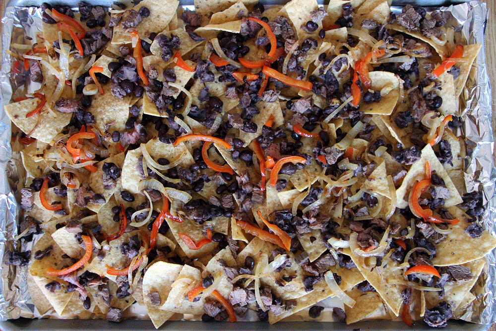 Super Bowl Party Food: A Mountain of Grilled Steak Fajita ...