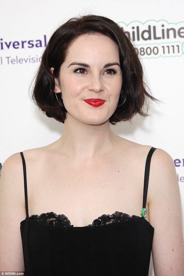 English rose: The Essex-born actress has classic features which she showed to perfection at the fundraiser
