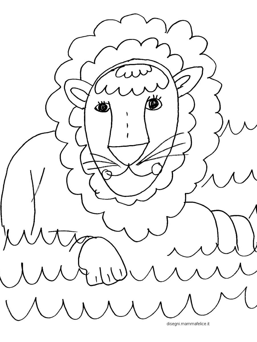 Disegni degli animali leone Disegni Mammafelice I bambini piccoli sono affascinati dal