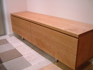 玄関収納 ベンチ収納 家具が届きました 建築デザイナーのシンプルライフ ガーデンライフ