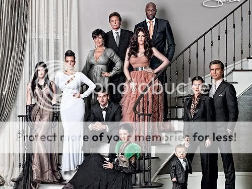Kardashians Fashion Styles for Haute Holiday Card